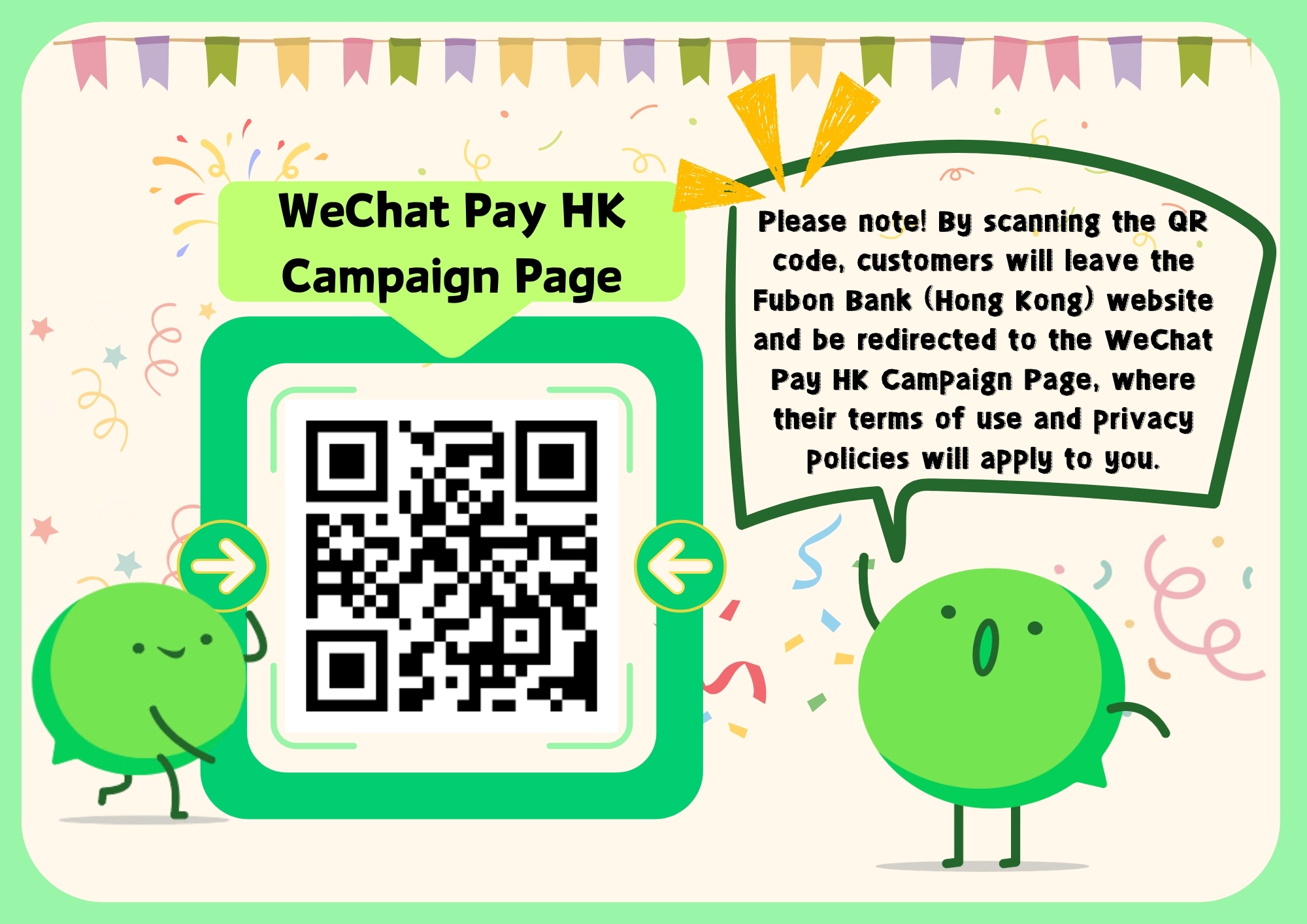 WeChat Pay HK’s campaign QR CODE